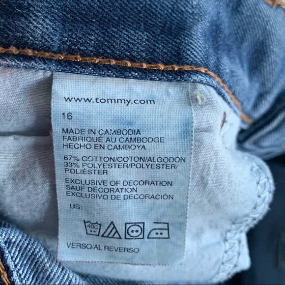 •Tommy Hilfiger• Medium Wash Skinny Jeans - Girl’s Size 16 - Picture 7 of 8